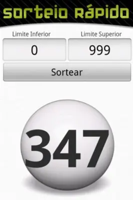 Sorteio Rápido android App screenshot 3